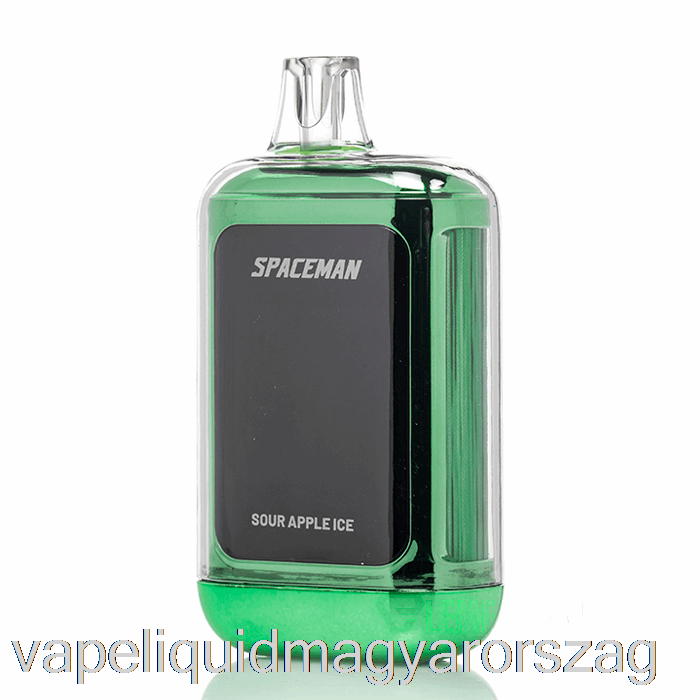 Spaceman Curve 18k Eldobható Savanyú Alma Jég Vape Toll